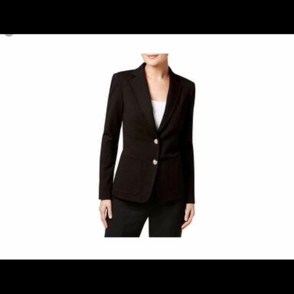 Tommy Hilfiger Jackets & Blazers - EUC Tommy Hilfiger Black Swiss Dot Blazer